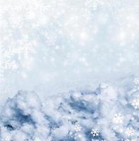 Background of snow. Winter landscape photo