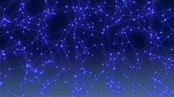 animation of abstract background as molecules, networks, plexus video