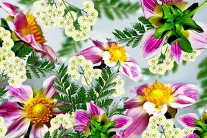 floral background. Flowers. Flower composition. photo