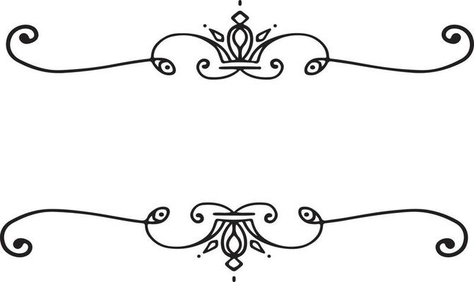 Split Monogram frame Vector Card Invitation Elements Victorian Grunge Calligraphy Wedding Invitations Set Medieval Ornament Borders scroll clipart swirl cut files swirl silhouette flourish borders