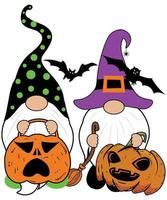 Gnomes Halloween vector art