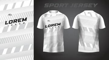 white t-shirt sport jersey design vector