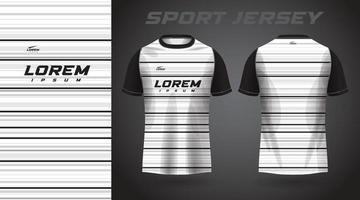 white t-shirt sport jersey design vector