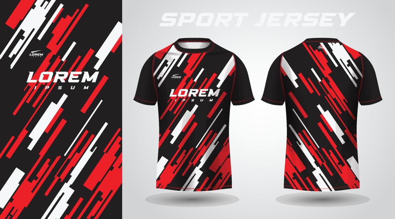 Red Black Jersey Vector Art, Icons, and Graphics for Free Download
