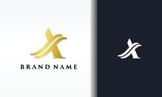 letter A luxury logo vector