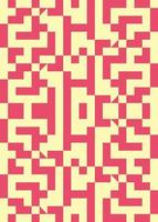 vector illustration of red and cream color geometric background