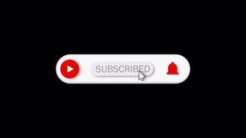 Most Beautiful Subscribe Button Animation video