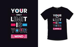 Motivational Quotes lettering geometrical element typography poster and t shirt design vector