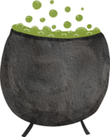 cauldron with witches magic broth png