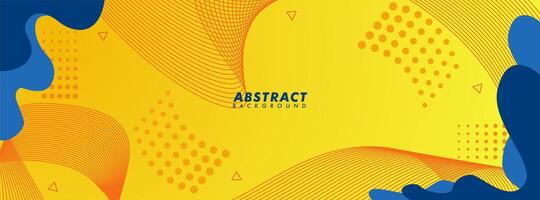 futuristic, yellow geometric graphic modern hipster abstract background with stripes. texture design, bright poster and contrasting yellow and blue banner Vector illustration.