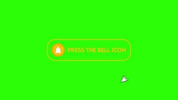 Simple Bell Icon Animation video