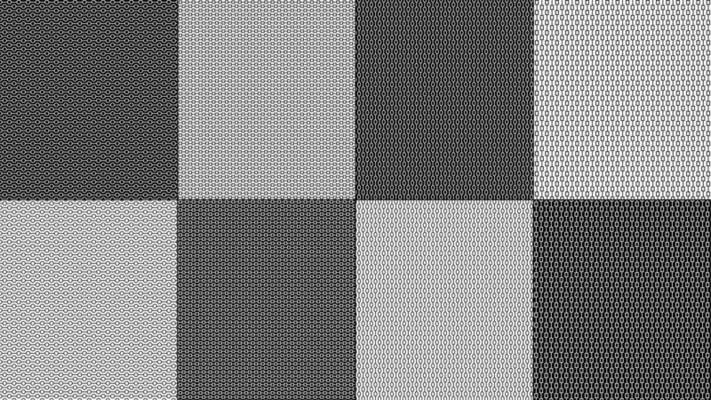 black white seamless geometric vector patterns