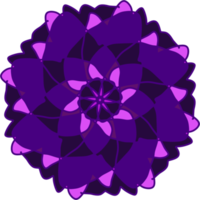 icono de flor morada png