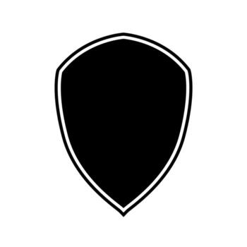 Shield vector illustration. Shield shape icons. Symbol shape. Different shields collection. Police badge. Security symbol. Protect shield flat style - stock vector.