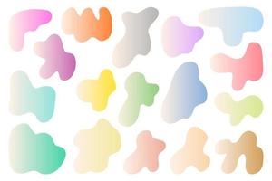 Fluid Color gradient Background vector