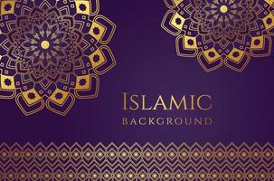 Islamic background with decorative ornament pattern. - Vector