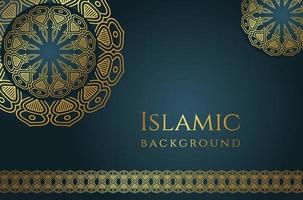 Islamic background with decorative ornament pattern. - Vector