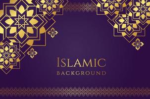 Islamic background with decorative ornament pattern. - Vector