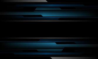 Abstract blue grey metal black cyber futuristic technology geometric design modern background vector