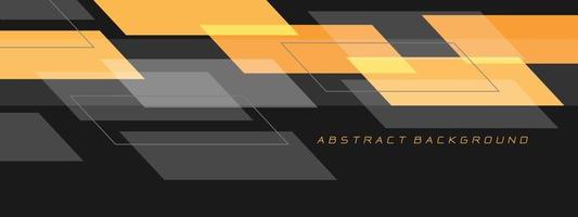 Abstract yellow grey geometric futuristic technology geometric design modern background vector