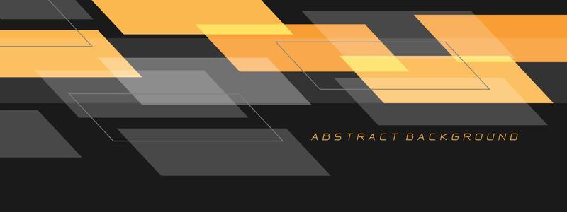 Abstract yellow grey geometric futuristic technology geometric design modern background vector
