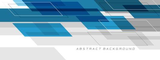 Abstract blue white grey geometric futuristic technology geometric design modern background vector