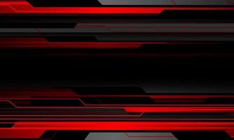Abstract red light grey metal black cyber futuristic technology geometric design modern background vector