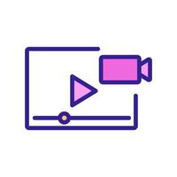 watch video game icon vector outline illustration