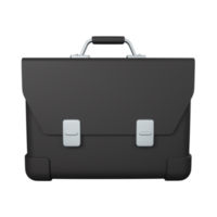 3d rendering briefcase or office bag isolated useful for business, company and finance design png