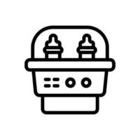 sterilizer tool icon vector outline illustration