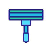 foam sponge mop icon vector outline illustration