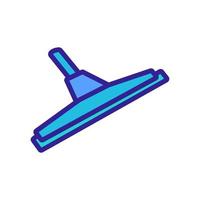 mop with sponge nozzle icon vector outline illustration