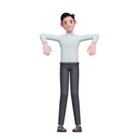Pose de marioneta de hombre 3d, ilustración de personaje de hombre de negocios de renderizado 3d png