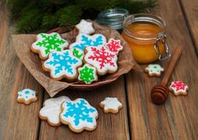 galletas navideñas de jengibre y miel foto