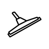 mop with sponge nozzle icon vector outline illustration