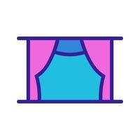 scene icon vector. Isolated contour symbol illustration vector