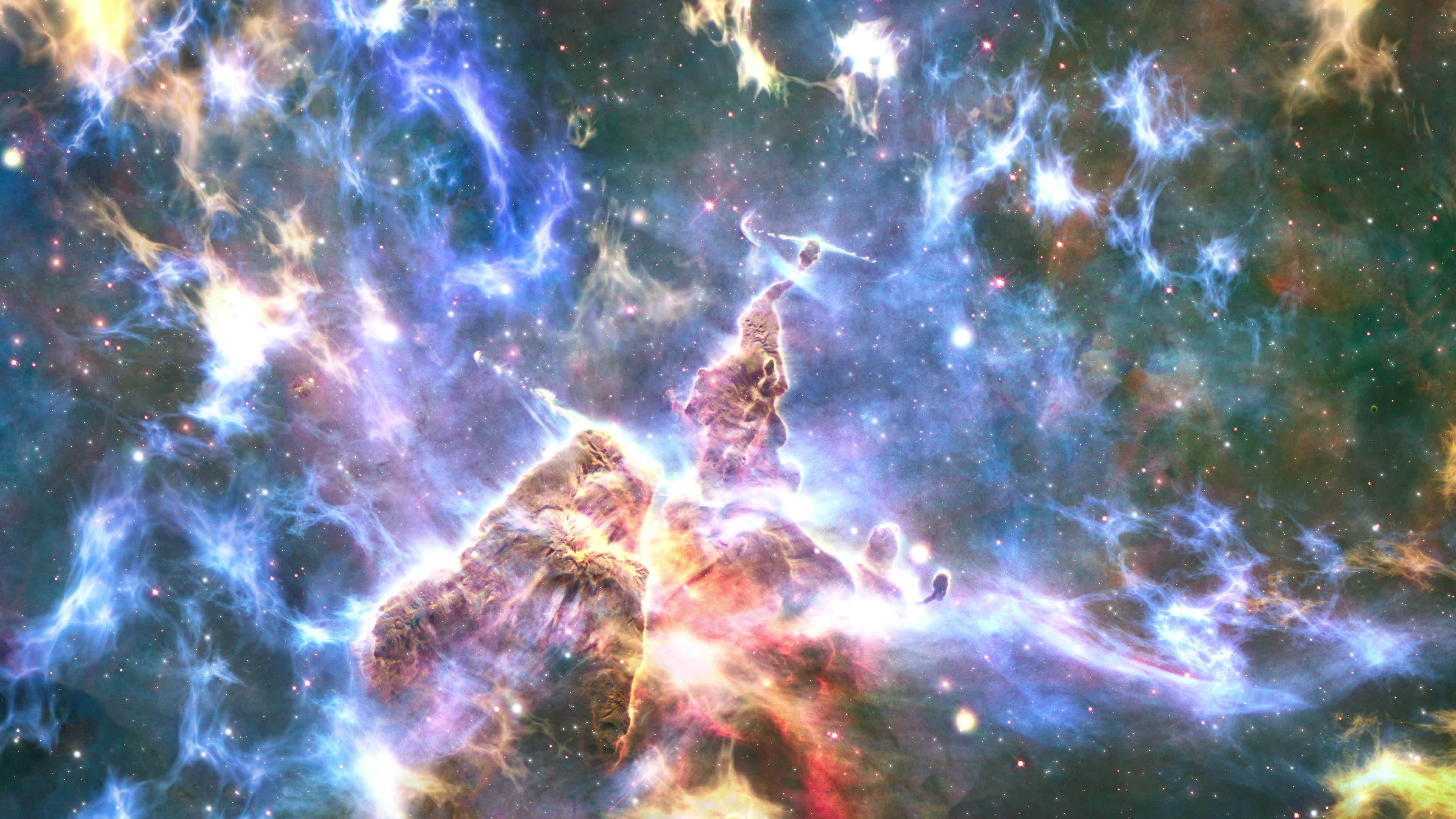 The Carina Nebula from the Ground Photograph by Eric Glaser - Pixels
