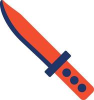 Knife Color Icon vector