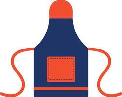 Apron Color Icon vector