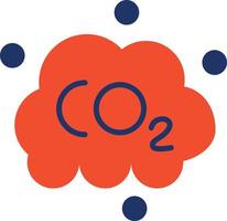 Co2 Color Icon vector