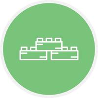 Toy Blocks Color Icon vector