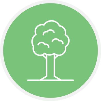 Tree Color Icon vector