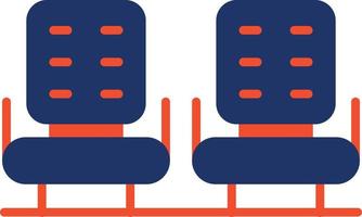 Seats Color Icon vector