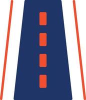Runway Color Icon vector