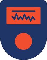 Pulse Oximeter Color Icon vector