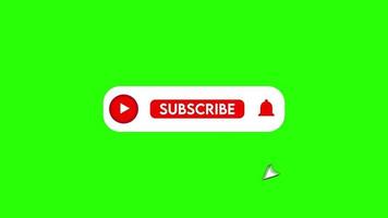 Subscribe Button Animation video