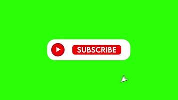 Elegant Subscribe Button Animation video