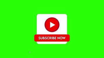 Modern Subscribe Button Animation video