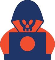 Hacker  Color Icon vector