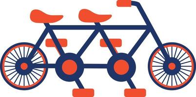 Tandem Color Icon vector